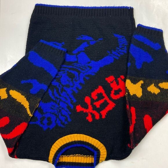 Vintage 80s REX Dinosaur Boys Sweater Size (5-6)Aproximadamente - Picture 3 of 11